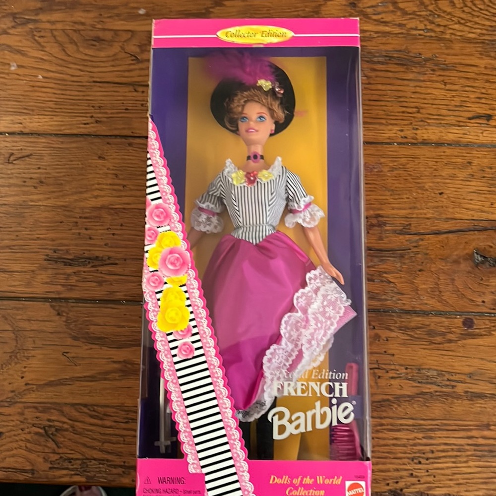 1996 French Barbie-Dolls of the World Collection-New in box